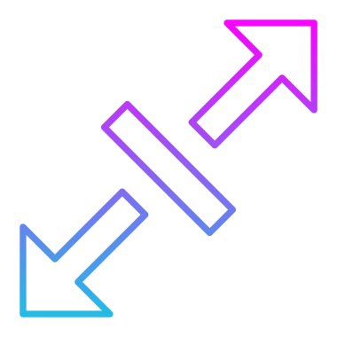 Vektör simgesini yeniden boyutlandır. Yazdırma, mobil ve web uygulamaları için kullanılabilir.