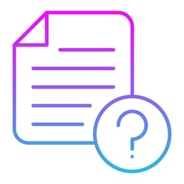 Vektör simgesine yardım et. Yazdırma, mobil ve web uygulamaları için kullanılabilir.