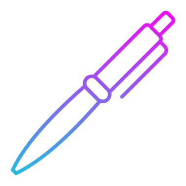 Kalem vektör simgesi. Yazdırma, mobil ve web uygulamaları için kullanılabilir.