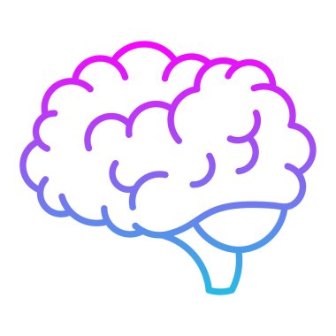 Zihin vektör simgesi. Yazdırma, mobil ve web uygulamaları için kullanılabilir.