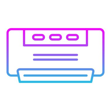 Klima vektör simgesi. Yazdırma, mobil ve web uygulamaları için kullanılabilir.