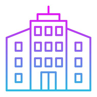 Şirket vektör simgesi. Yazdırma, mobil ve web uygulamaları için kullanılabilir.