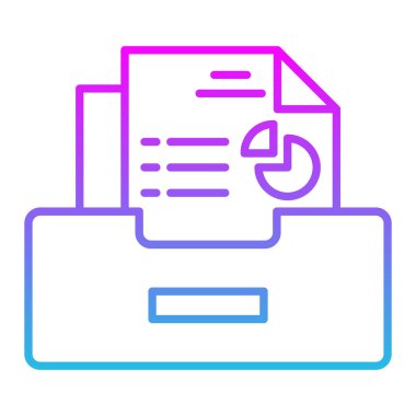 Çekmece vektör simgesi. Yazdırma, mobil ve web uygulamaları için kullanılabilir.