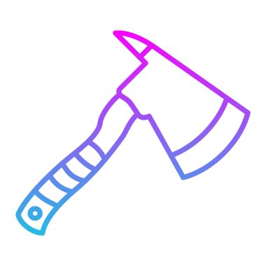 Axe vektör simgesi. Yazdırma, mobil ve web uygulamaları için kullanılabilir.