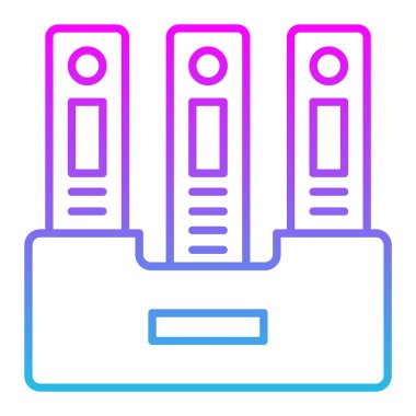 Dosya vektör simgesi. Yazdırma, mobil ve web uygulamaları için kullanılabilir.