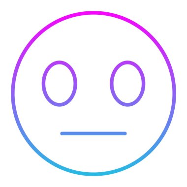 Nötr vektör simgesi. Yazdırma, mobil ve web uygulamaları için kullanılabilir.