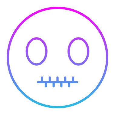 Sessiz vektör simgesi. Yazdırma, mobil ve web uygulamaları için kullanılabilir.