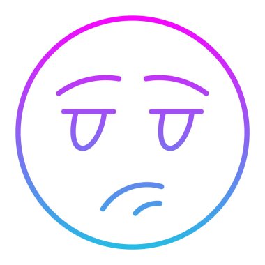 Sıkıcı vektör simgesi. Yazdırma, mobil ve web uygulamaları için kullanılabilir.