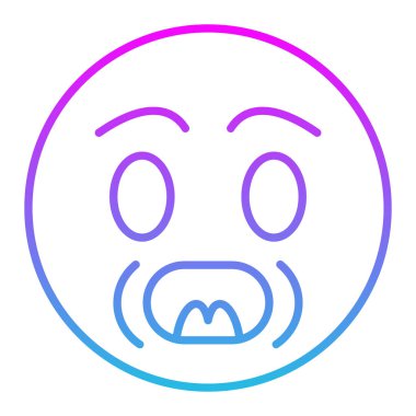 Bağıran vektör ikonu. Yazdırma, mobil ve web uygulamaları için kullanılabilir.