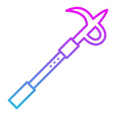 Kanca vektör simgesi. Yazdırma, mobil ve web uygulamaları için kullanılabilir.