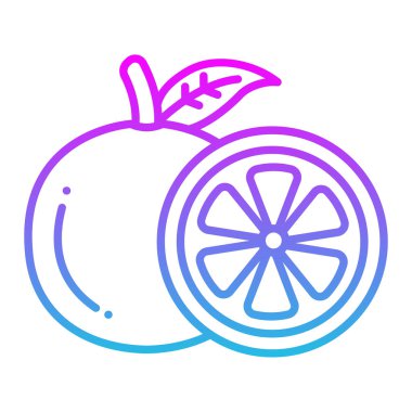 Turuncu vektör simgesi. Yazdırma, mobil ve web uygulamaları için kullanılabilir.