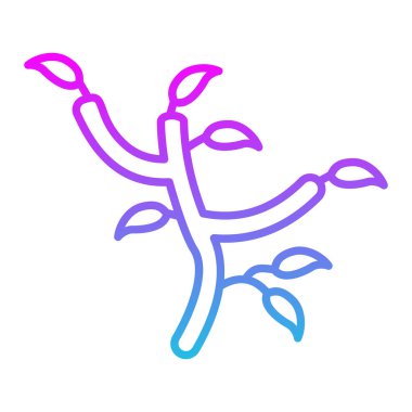 Ağaç dalı vektör simgesi. Yazdırma, mobil ve web uygulamaları için kullanılabilir.