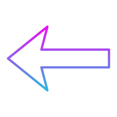 Sol vektör simgesi. Yazdırma, mobil ve web uygulamaları için kullanılabilir.