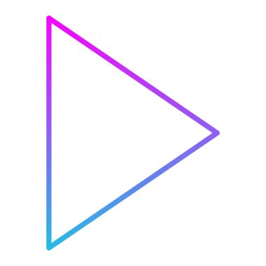 Vektör simgesini çal. Yazdırma, mobil ve web uygulamaları için kullanılabilir.