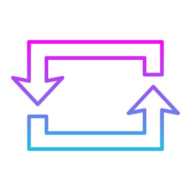 Dikdörtgen vektör simgesi. Yazdırma, mobil ve web uygulamaları için kullanılabilir.