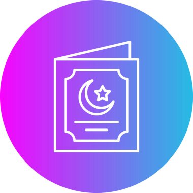 Tebrik kartı vektör simgesi. Yazdırma, mobil ve web uygulamaları için kullanılabilir.