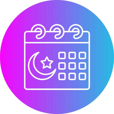 Takvim vektör simgesi. Yazdırma, mobil ve web uygulamaları için kullanılabilir.