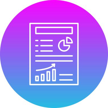 Seo vektör simgesini rapor et. Yazdırma, mobil ve web uygulamaları için kullanılabilir.