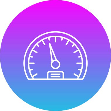 Hız göstergesi vektör simgesi. Yazdırma, mobil ve web uygulamaları için kullanılabilir.