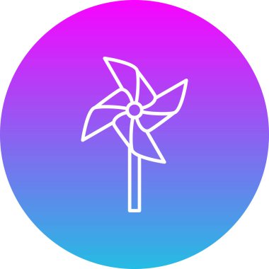 Fırıldak vektör simgesi. Yazdırma, mobil ve web uygulamaları için kullanılabilir.