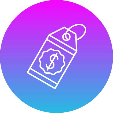 Fiyat vektör simgesi. Yazdırma, mobil ve web uygulamaları için kullanılabilir.