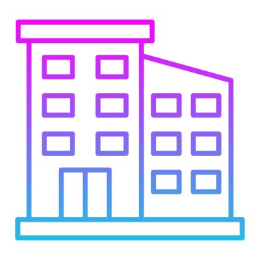 Ofis vektör simgesi. Yazdırma, mobil ve web uygulamaları için kullanılabilir.