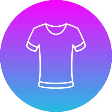 Tshirt vektör simgesi. Yazdırma, mobil ve web uygulamaları için kullanılabilir.