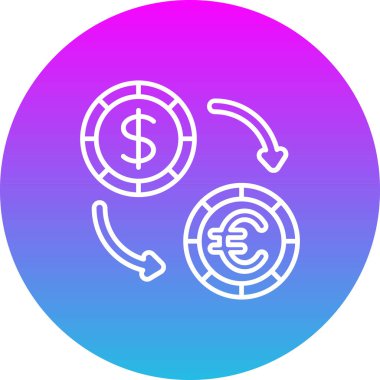 Vektör simgesini değiştir. Yazdırma, mobil ve web uygulamaları için kullanılabilir.