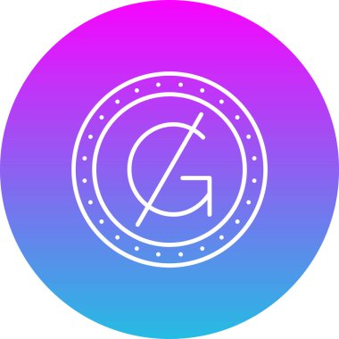 Guarani vektör simgesi. Yazdırma, mobil ve web uygulamaları için kullanılabilir.