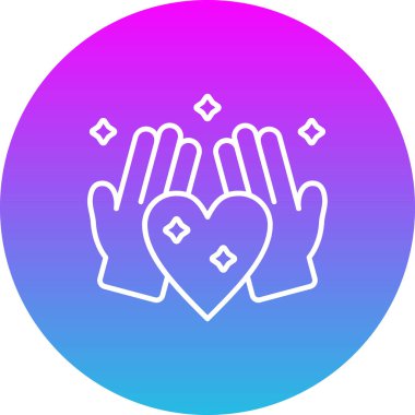 Aşk vektör simgesi. Yazdırma, mobil ve web uygulamaları için kullanılabilir.