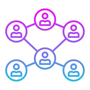 Bağlantı vektör simgesi. Yazdırma, mobil ve web uygulamaları için kullanılabilir.