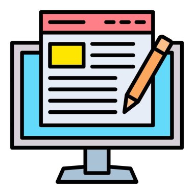 Günlük vektör simgesi. Yazdırma, mobil ve web uygulamaları için kullanılabilir.