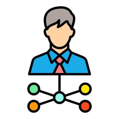 Ortak Pazarlama vektör simgesi. Yazdırma, mobil ve web uygulamaları için kullanılabilir.