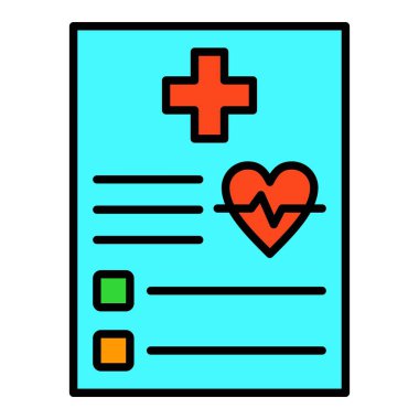 Tıbbi vektör ikonu. Yazdırma, mobil ve web uygulamaları için kullanılabilir.