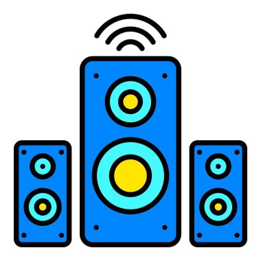 Sözcü vektör simgesi. Yazdırma, mobil ve web uygulamaları için kullanılabilir.