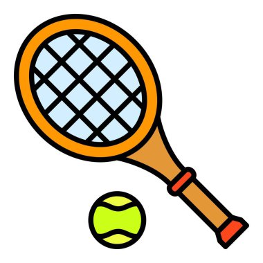 Tenis vektör simgesi. Yazdırma, mobil ve web uygulamaları için kullanılabilir.