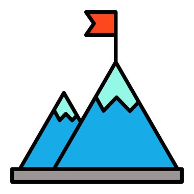 Başarı vektör simgesi. Yazdırma, mobil ve web uygulamaları için kullanılabilir.