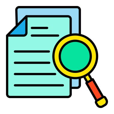 Denetim vektör simgesi. Yazdırma, mobil ve web uygulamaları için kullanılabilir.