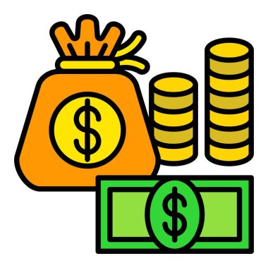 Büyük vektör simgesi. Yazdırma, mobil ve web uygulamaları için kullanılabilir.