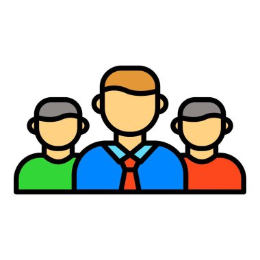 Takım vektör ikonu. Yazdırma, mobil ve web uygulamaları için kullanılabilir.