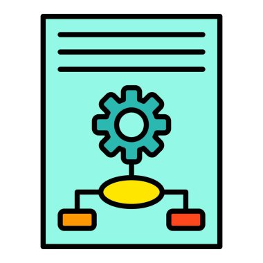 Uygulama vektör simgesi. Yazdırma, mobil ve web uygulamaları için kullanılabilir.