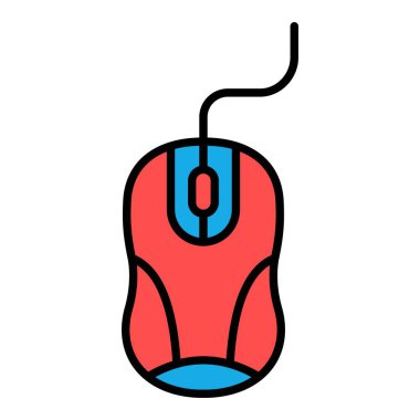 Fare vektör simgesi. Yazdırma, mobil ve web uygulamaları için kullanılabilir.