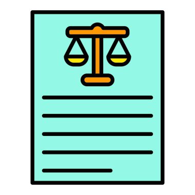 Belge vektör simgesi. Yazdırma, mobil ve web uygulamaları için kullanılabilir.