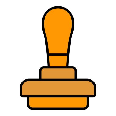 Pul vektör simgesi. Yazdırma, mobil ve web uygulamaları için kullanılabilir.