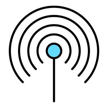 Sinyal vektör simgesi. Yazdırma, mobil ve web uygulamaları için kullanılabilir.