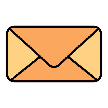 Mesaj vektör simgesi. Yazdırma, mobil ve web uygulamaları için kullanılabilir.