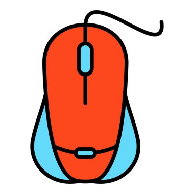 Fare vektör simgesi. Yazdırma, mobil ve web uygulamaları için kullanılabilir.