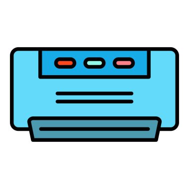 Klima vektör simgesi. Yazdırma, mobil ve web uygulamaları için kullanılabilir.