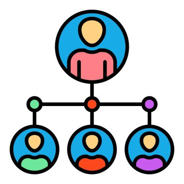 Takım Lideri vektör simgesi. Yazdırma, mobil ve web uygulamaları için kullanılabilir.