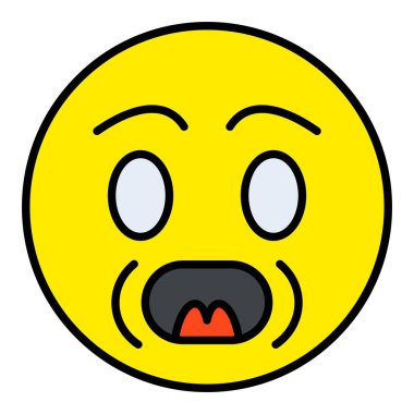 Bağıran vektör ikonu. Yazdırma, mobil ve web uygulamaları için kullanılabilir.